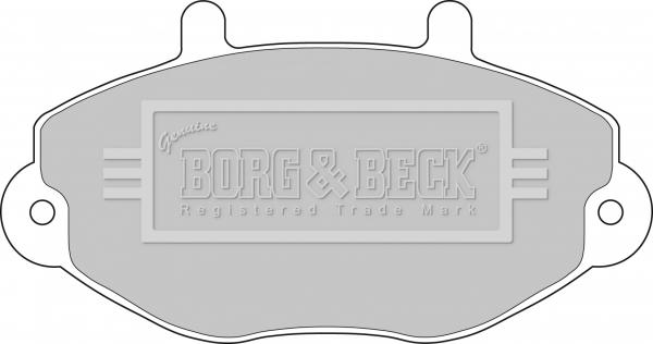 Borg & Beck BBP1108 - Kit de plaquettes de frein, frein à disque cwaw.fr