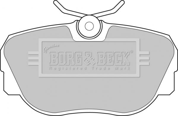 Borg & Beck BBP1119 - Kit de plaquettes de frein, frein à disque cwaw.fr