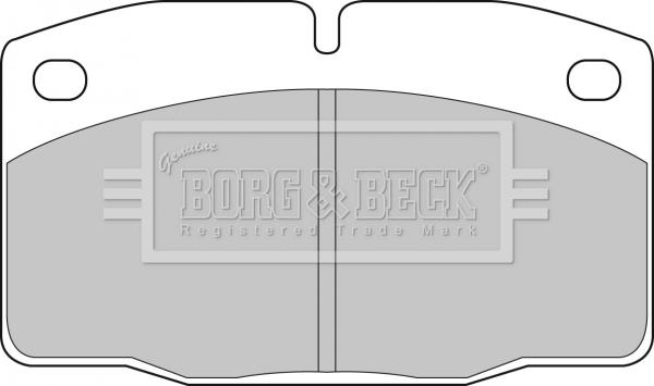 Borg & Beck BBP1117 - Kit de plaquettes de frein, frein à disque cwaw.fr