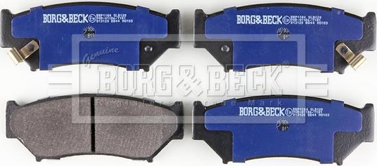 Borg & Beck BBP1184 - Kit de plaquettes de frein, frein à disque cwaw.fr