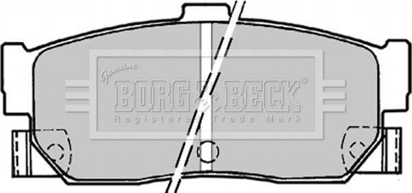 Borg & Beck BBP1177 - Kit de plaquettes de frein, frein à disque cwaw.fr