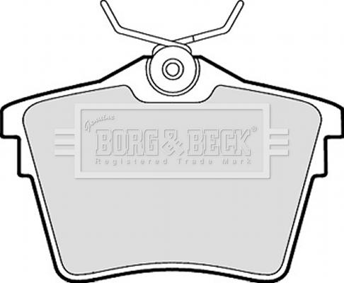 Borg & Beck BBP1899 - Kit de plaquettes de frein, frein à disque cwaw.fr