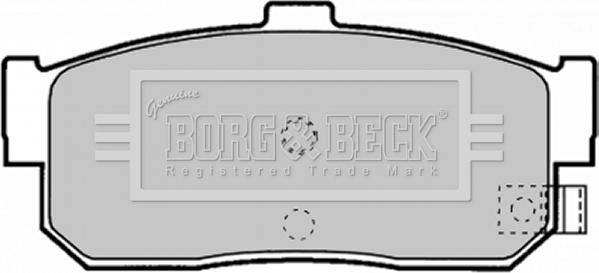 Borg & Beck BBP1895 - Kit de plaquettes de frein, frein à disque cwaw.fr