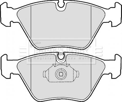 Borg & Beck BBP1843 - Kit de plaquettes de frein, frein à disque cwaw.fr