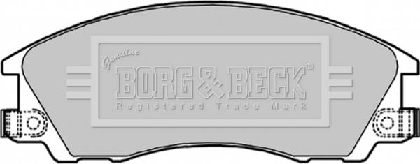 Borg & Beck BBP1842 - Kit de plaquettes de frein, frein à disque cwaw.fr