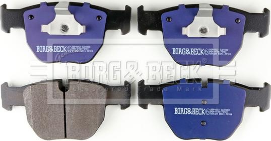 Borg & Beck BBP1853 - Kit de plaquettes de frein, frein à disque cwaw.fr