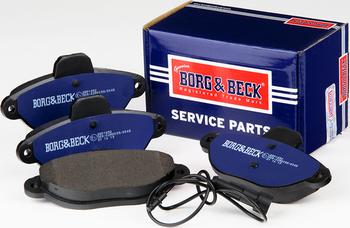 Borg & Beck BBP1852 - Kit de plaquettes de frein, frein à disque cwaw.fr