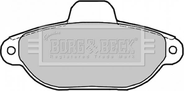 Borg & Beck BBP1852 - Kit de plaquettes de frein, frein à disque cwaw.fr