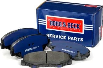 Borg & Beck BBP1860 - Kit de plaquettes de frein, frein à disque cwaw.fr