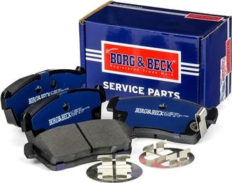 Borg & Beck BBP1801 - Kit de plaquettes de frein, frein à disque cwaw.fr