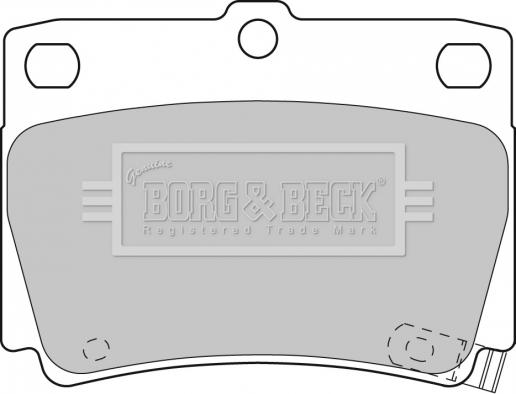 Borg & Beck BBP1819 - Kit de plaquettes de frein, frein à disque cwaw.fr