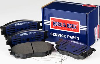 Borg & Beck BBP1814 - Kit de plaquettes de frein, frein à disque cwaw.fr