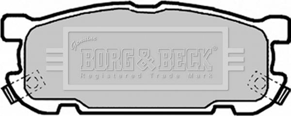 Borg & Beck BBP1818 - Kit de plaquettes de frein, frein à disque cwaw.fr