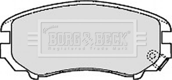 Borg & Beck BBP1884 - Kit de plaquettes de frein, frein à disque cwaw.fr