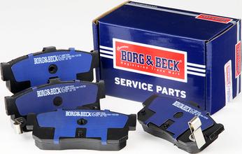 Borg & Beck BBP1834 - Kit de plaquettes de frein, frein à disque cwaw.fr