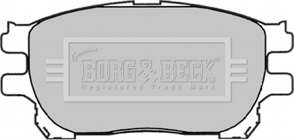 Borg & Beck BBP1836 - Kit de plaquettes de frein, frein à disque cwaw.fr