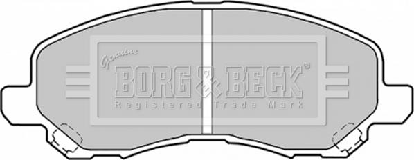 Borg & Beck BBP1831 - Kit de plaquettes de frein, frein à disque cwaw.fr