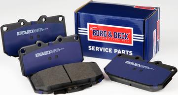 Borg & Beck BBP1832 - Kit de plaquettes de frein, frein à disque cwaw.fr