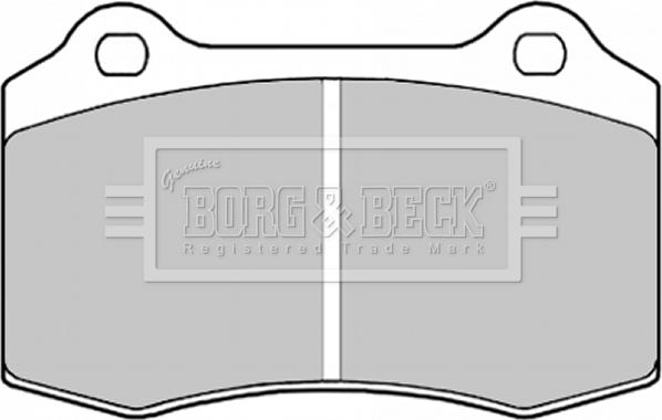 Borg & Beck BBP1823 - Kit de plaquettes de frein, frein à disque cwaw.fr