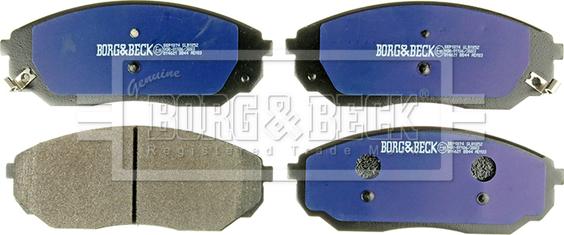 Borg & Beck BBP1874 - Kit de plaquettes de frein, frein à disque cwaw.fr