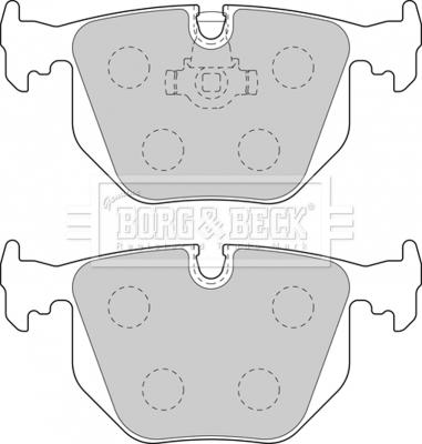 Borg & Beck BBP1871 - Kit de plaquettes de frein, frein à disque cwaw.fr