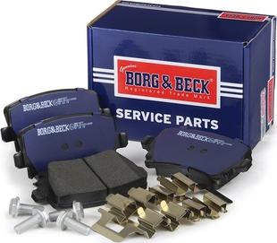 Borg & Beck BBP1877 - Kit de plaquettes de frein, frein à disque cwaw.fr