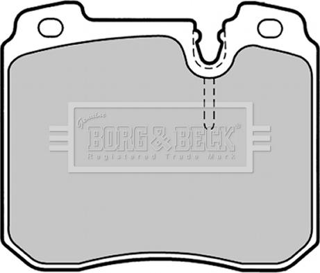 Borg & Beck BBP1340 - Kit de plaquettes de frein, frein à disque cwaw.fr