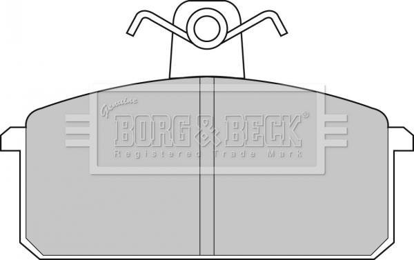 Borg & Beck BBP1348 - Kit de plaquettes de frein, frein à disque cwaw.fr