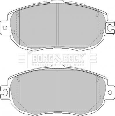 Borg & Beck BBP1352 - Kit de plaquettes de frein, frein à disque cwaw.fr