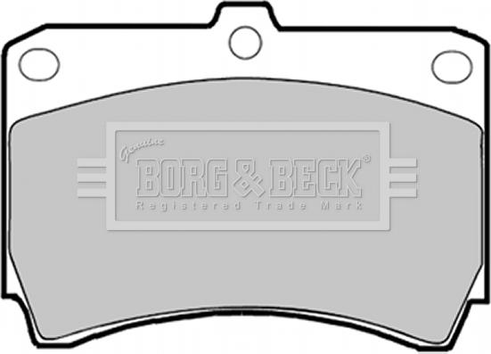 Borg & Beck BBP1365 - Kit de plaquettes de frein, frein à disque cwaw.fr