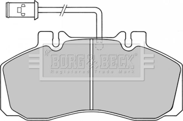 Borg & Beck BBP1362 - Kit de plaquettes de frein, frein à disque cwaw.fr