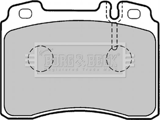 Borg & Beck BBP1367 - Kit de plaquettes de frein, frein à disque cwaw.fr