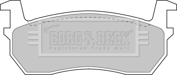 Borg & Beck BBP1309 - Kit de plaquettes de frein, frein à disque cwaw.fr