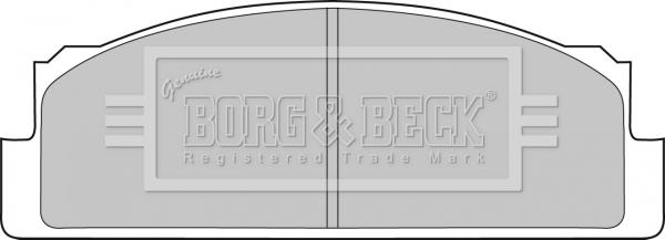 Borg & Beck BBP1305 - Kit de plaquettes de frein, frein à disque cwaw.fr