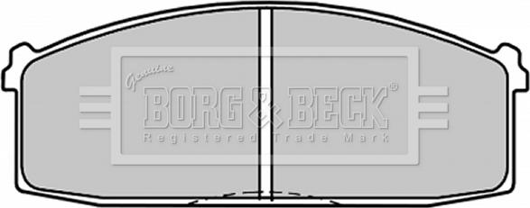 Borg & Beck BBP1300 - Kit de plaquettes de frein, frein à disque cwaw.fr