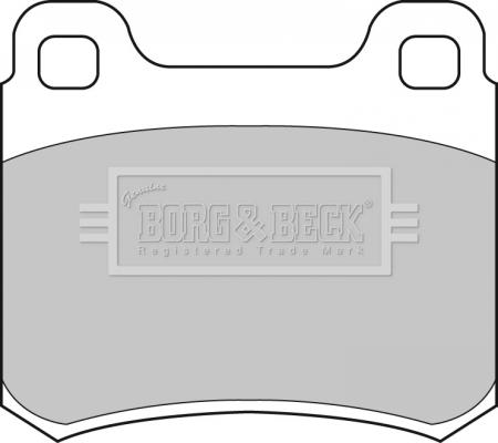 Borg & Beck BBP1315 - Kit de plaquettes de frein, frein à disque cwaw.fr