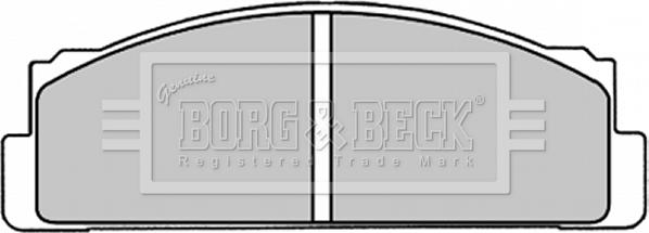 Borg & Beck BBP1310 - Kit de plaquettes de frein, frein à disque cwaw.fr