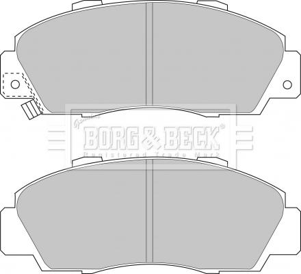 Borg & Beck BBP1389 - Kit de plaquettes de frein, frein à disque cwaw.fr