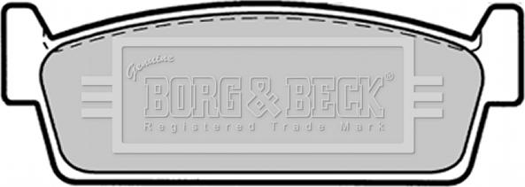 Borg & Beck BBP1374 - Kit de plaquettes de frein, frein à disque cwaw.fr