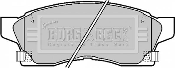 Borg & Beck BBP1373 - Kit de plaquettes de frein, frein à disque cwaw.fr