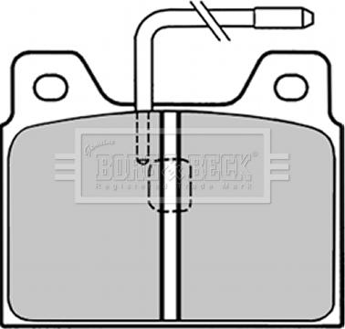 Borg & Beck BBP1295 - Kit de plaquettes de frein, frein à disque cwaw.fr