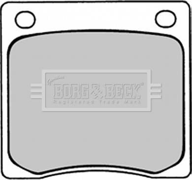 Borg & Beck BBP1296 - Kit de plaquettes de frein, frein à disque cwaw.fr