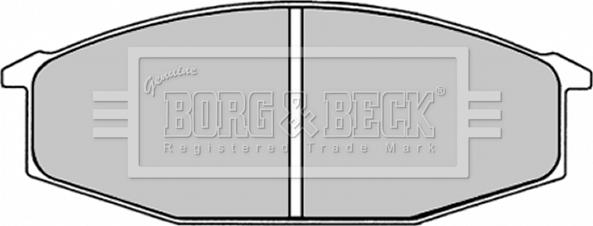 Borg & Beck BBP1245 - Kit de plaquettes de frein, frein à disque cwaw.fr