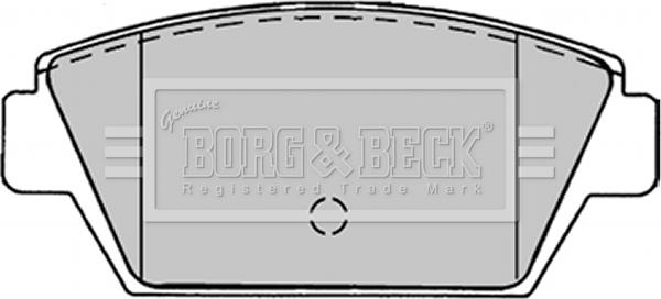 Borg & Beck BBP1243 - Kit de plaquettes de frein, frein à disque cwaw.fr