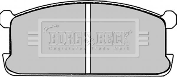 Borg & Beck BBP1251 - Kit de plaquettes de frein, frein à disque cwaw.fr