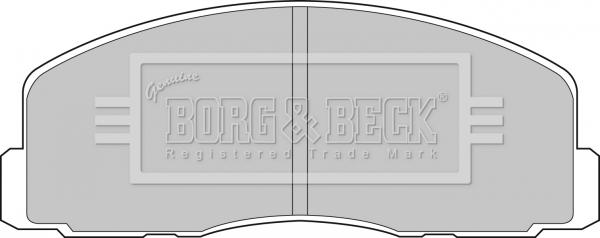 Borg & Beck BBP1262 - Kit de plaquettes de frein, frein à disque cwaw.fr