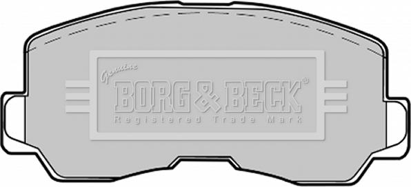 Borg & Beck BBP1213 - Kit de plaquettes de frein, frein à disque cwaw.fr