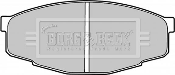 Borg & Beck BBP1285 - Kit de plaquettes de frein, frein à disque cwaw.fr