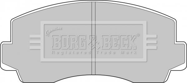 Borg & Beck BBP1283 - Kit de plaquettes de frein, frein à disque cwaw.fr