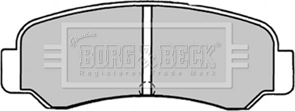 Borg & Beck BBP1231 - Kit de plaquettes de frein, frein à disque cwaw.fr